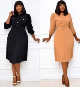 Mid-length African dress