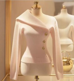 Women's One Off Shoulder Y2K Blouse, Long Sleeve Slim Fit Elegant Top